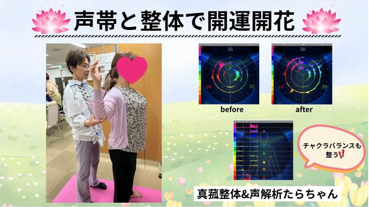 武蔵野美女フェス｜声帯と整体で開運開花