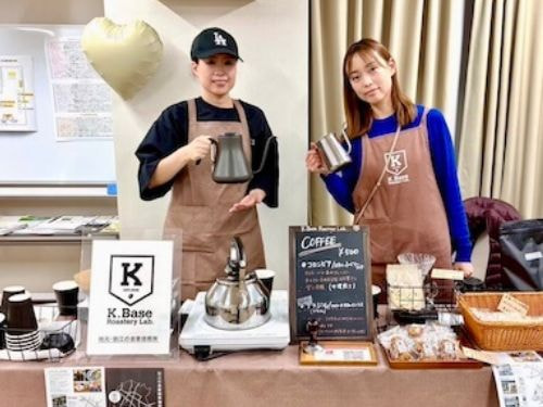 武蔵野美女フェスでコーヒーを販売しているブース